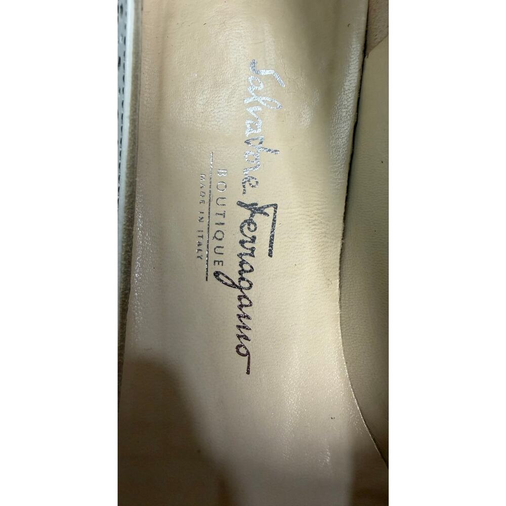 Salvatore Ferragamo Oxford Ballet Flat Size 8C - Picture 9 of 10
